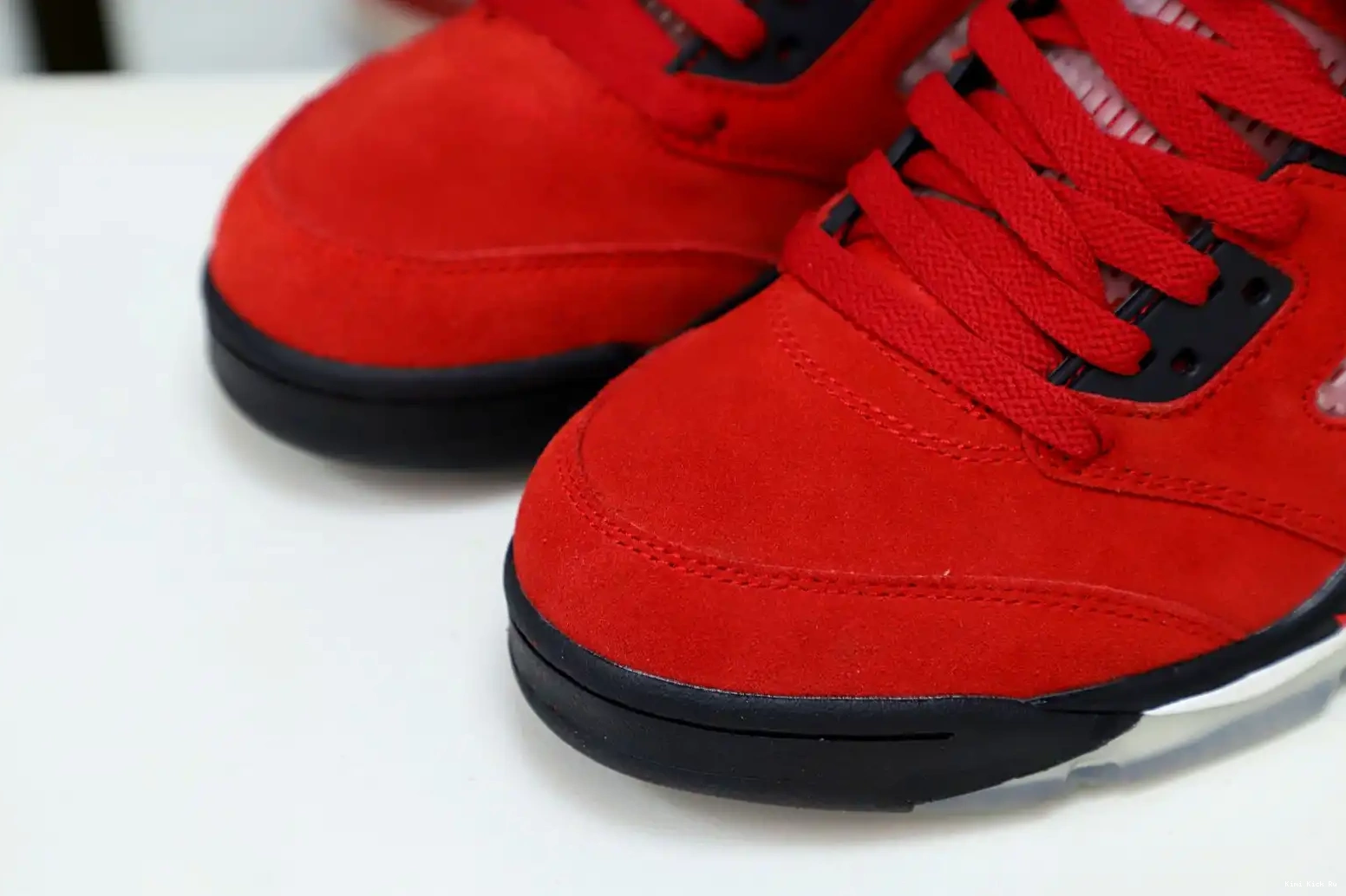 SUEDE RAGING Kimikick RETRO BULL AIR 5 JORDAN RED 0819